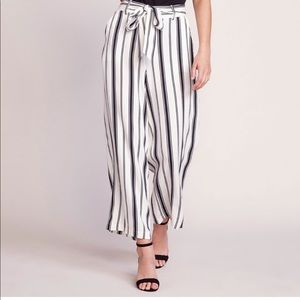 BB Dakota Belt With You Stripe Pant NWOT